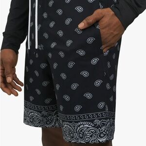 Dogg Supply By Snoop Dogg Men’s Paisley E-Board Swimming Trunks